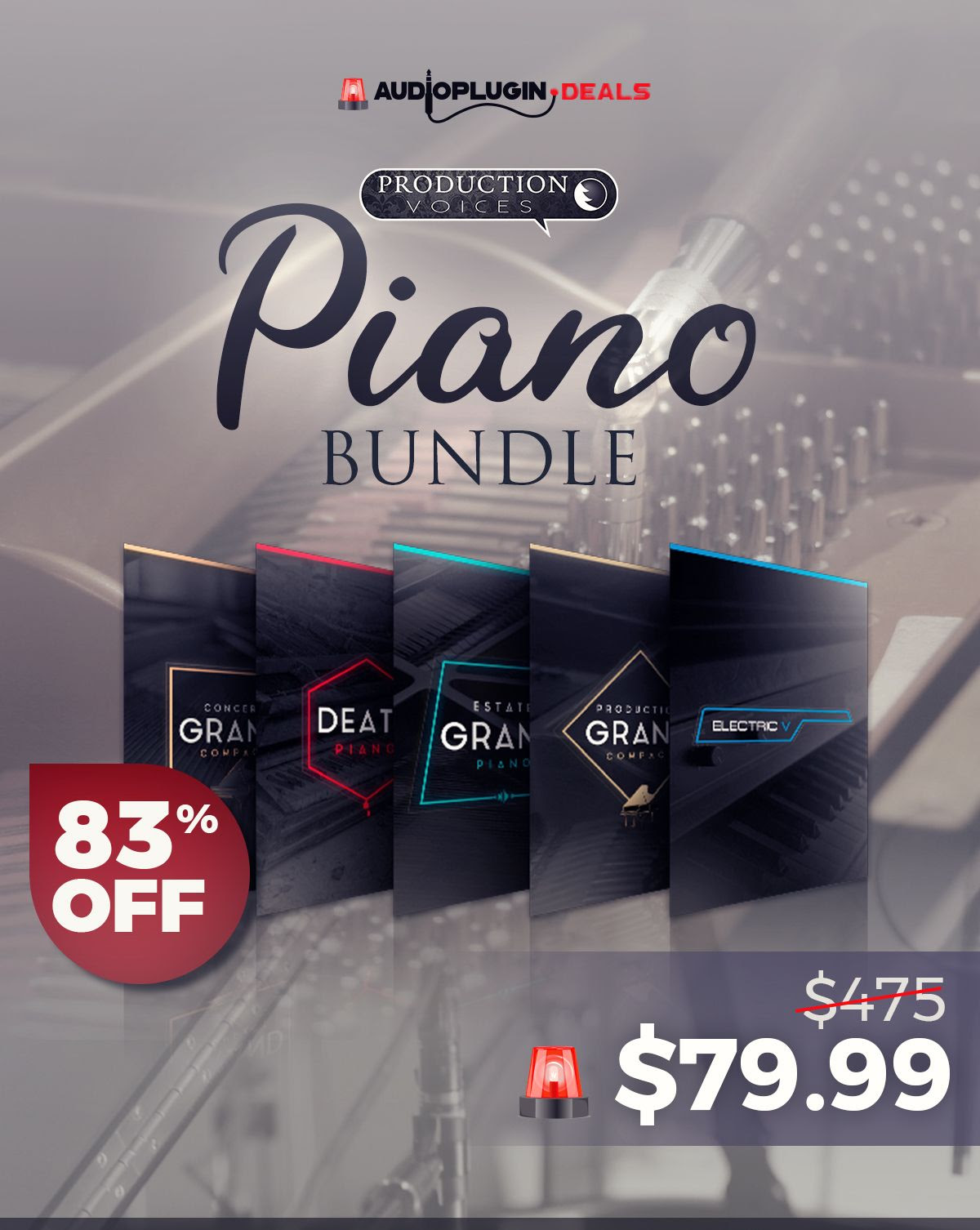 83% Off Production Voices SFZ Piano Bundle 