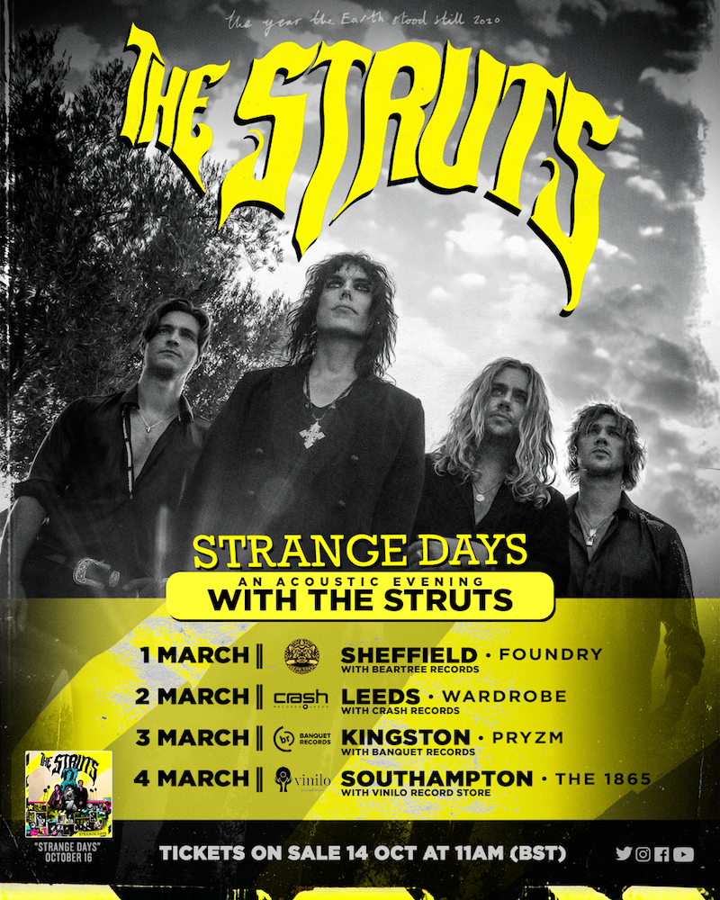 The Struts Announce Intimate An Acoustic Evening With The Struts Tour