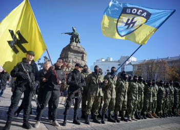 El mismo símbolo utilizado por el Batallón Azov