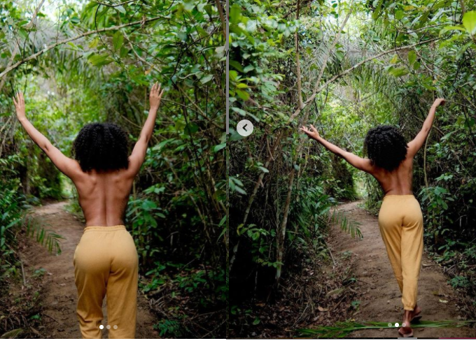  Reality star, ?Venita Akpofure poses topless in new photos
