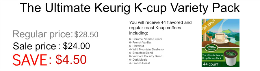 The Ultimate Keurig K-cup Variety Pack Black Friday sale