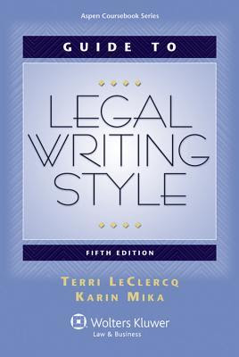 Guide to Legal Writing Style in Kindle/PDF/EPUB