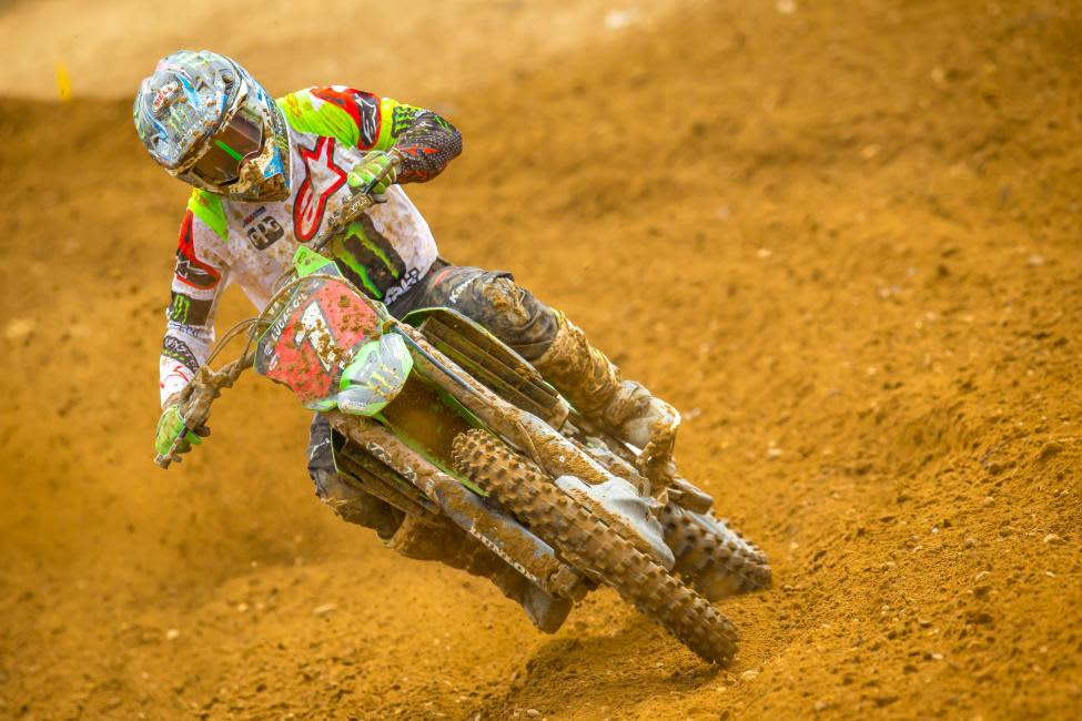 Eli Tomac captured his eighth overall win (3-1) of the season and extended his championship point lead.