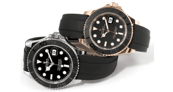 Rolex Yachtmaster 42 White Gold with Rolex Yachtmaster 40 Everose Gold