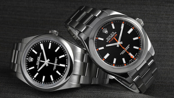 Rolex Oyster Perpetual 39 and Rolex Milgauss Black Dial