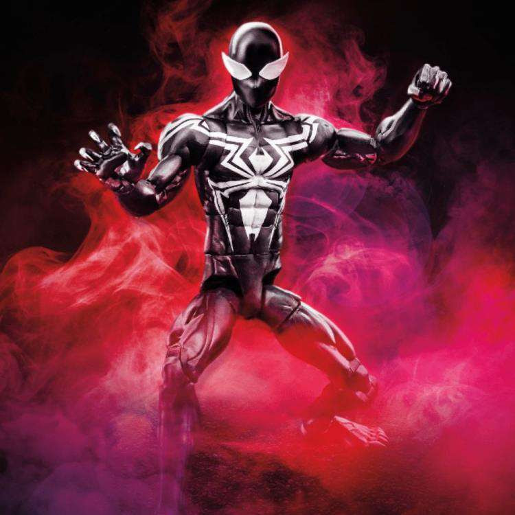 Image of Amazing Spider-Man Marvel Legends Wave 11 (Kingpin BAF) - Symbiote Spider-Man