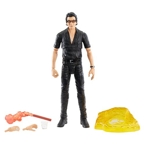 Image of Jurassic World Dr. Ian Malcolm Amber Collection Action Figure