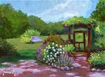 ORIGINAL PAINTING OF EVERGREEN LAVENDER FARM - Posted on Tuesday, March 17, 2015 by Sue Furrow