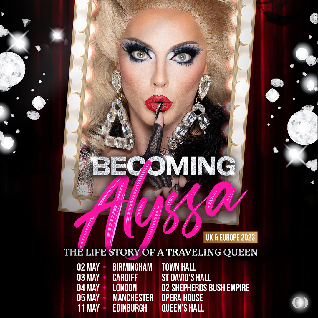 Alyssa Edwards' onediva show will finally debut in the UK. • WithGuitars