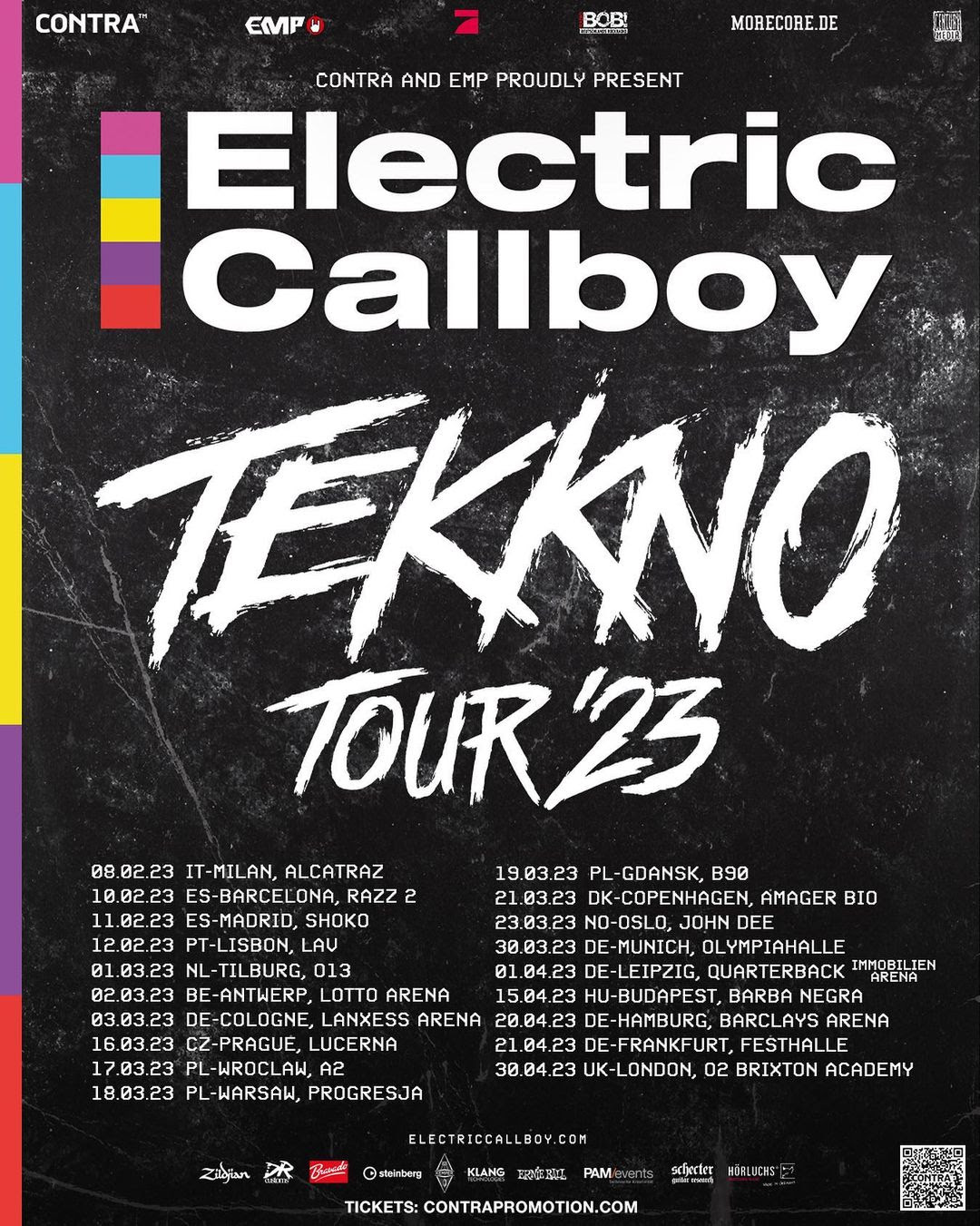 ELECTRIC CALLBOY Announce Huge TEKKNO Tour ’23 Dates! R o c k 'N' L