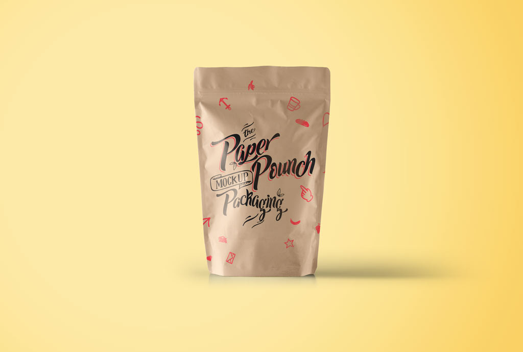 Paper Pouch Packaging Mockup Mockup World