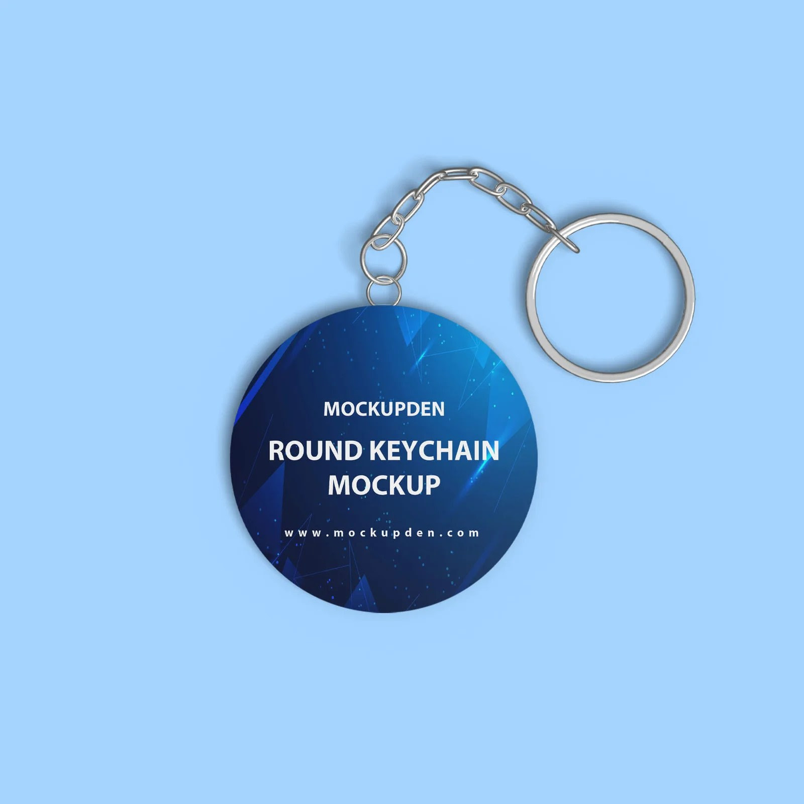 Free Round Keychain Mockup PSD Template Mockup Den