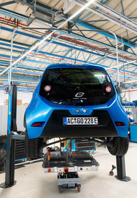 e.GO Battery Swap, Aachen, Germany e.GO Battery Swap, Aachen, Germany