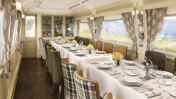 El Belmond Grand Hibernian es el más nuevo de los tours en trenes por Europa y uno de los más lujosos