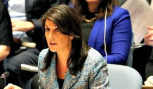 Nikki Haley: “Palestinian leadership has been allowed to live in a false reality for too long”