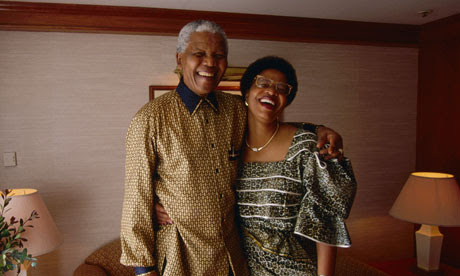 Nelson Mandela and Graca Machel 