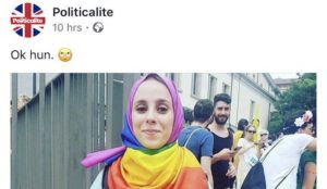 Facebook flags post critical of Islam’s treatment of gays as “hate speech,” bans editor for 30 days