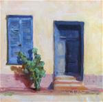 Adobe with Blue Door - Posted on Saturday, March 21, 2015 by Julia Patterson