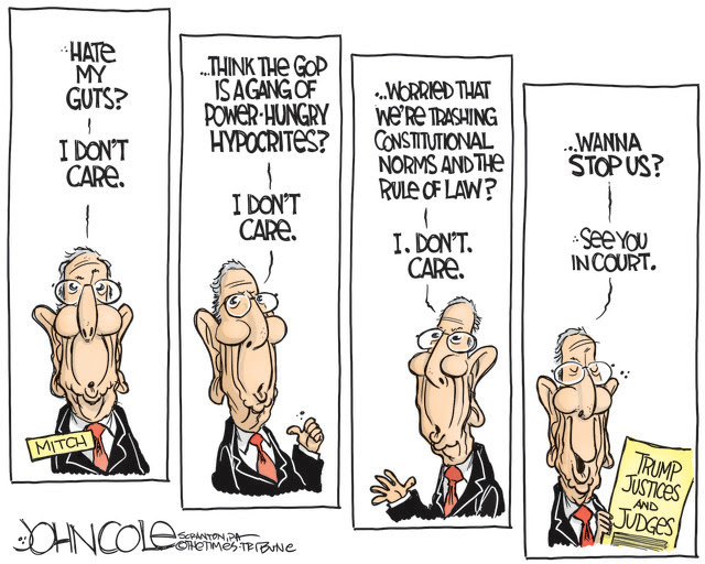 MITCH MCCONNELL, DONALD TRUMP, RUTH BADER GINSBURG, SCOTUS, SUPREME COURT, MERRICK GARLAND