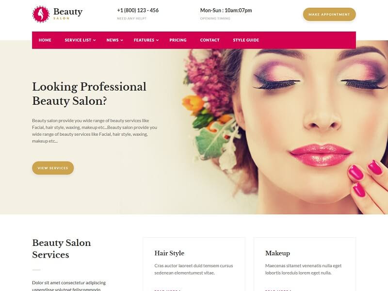 17 Best Free Spa Salon HTML Website Templates 2020