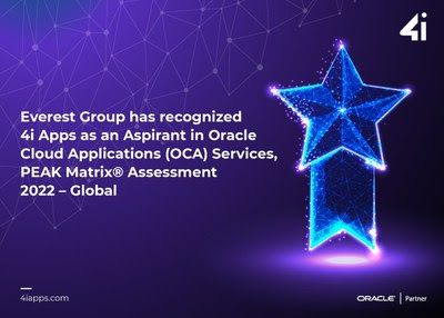 4i Apps, an Oracle Cloud partner has been named as an Aspirant by Everest Group.