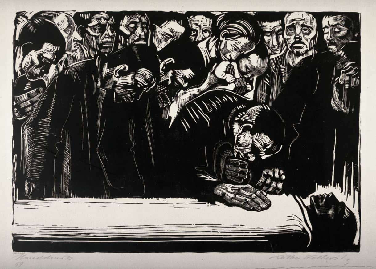 Gedenkblatt für Karl Liebknecht (Hommage à Karl Liebknecht), 1919, gravure sur bois, 34x49, éd. de 100.