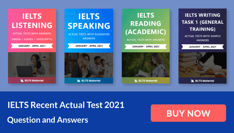 ielts recent actual test 2020