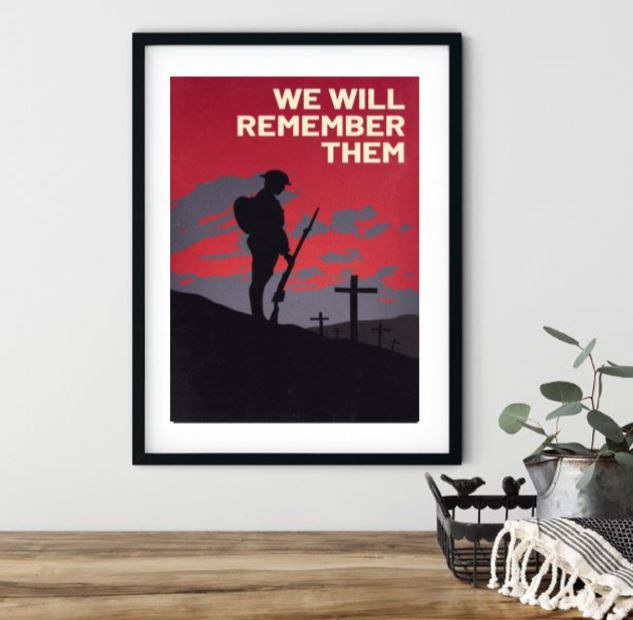 Original Tommy Wall Art | We Will Remember Them