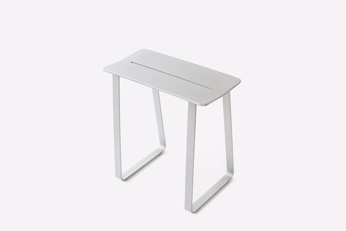 modern metal stool