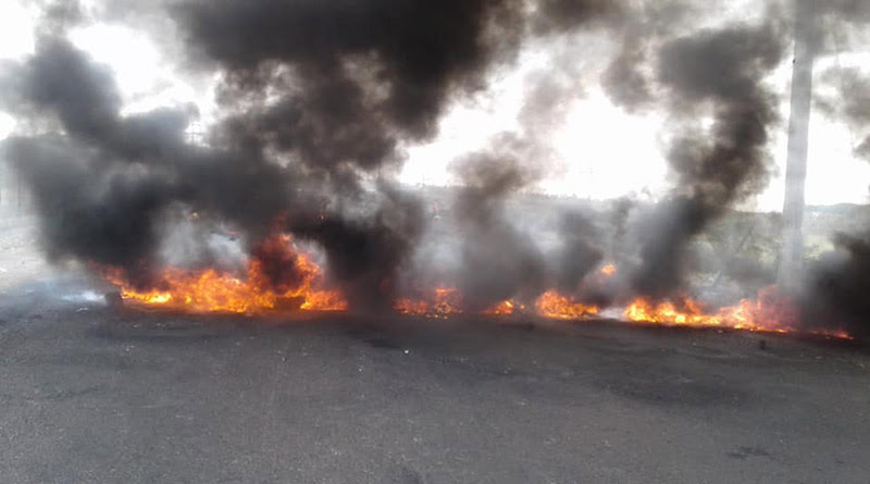 Arde Honduras