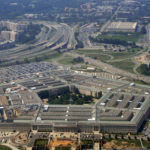 Aerial view of the Pentagon, Arlington, VA