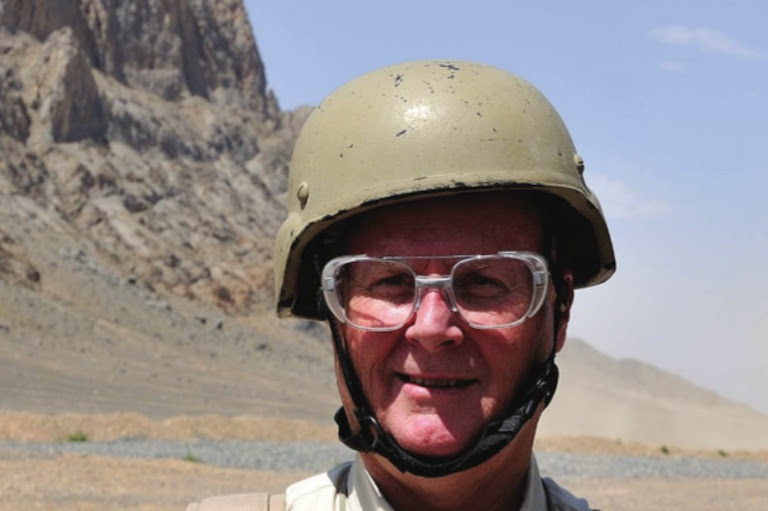 Writer Matthew Fisher in Afghanistan.