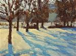 Shadows across the Orchard. £99 - Posted on Wednesday, December 24, 2014 by Nigel Fletcher