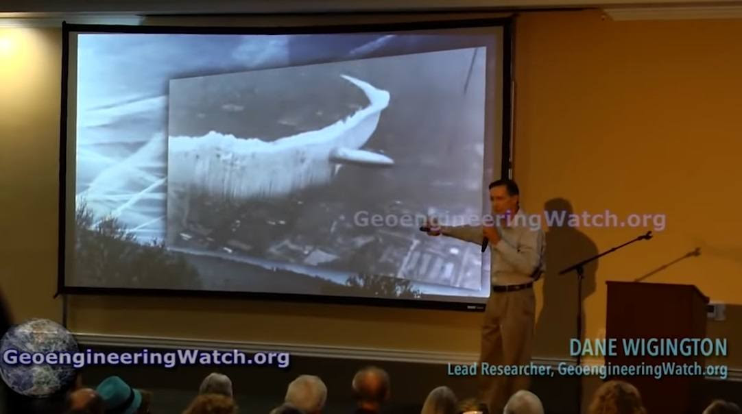 Dane Wigington Films Particle Spraying into our Atmosphere at 40,000 Feet to Prove Chemtrails Dane-Wigington