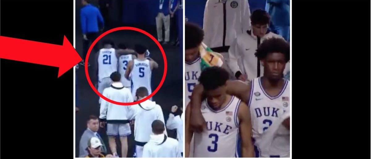 Duke Players Leave The Floor Without Shaking Hands After Losing To UNC