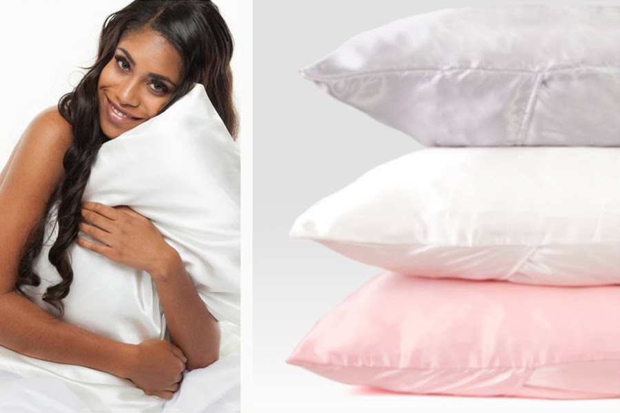 Morning Glamour Satin Pillow -...