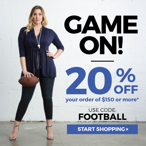 Big Game 20% off $150 or more