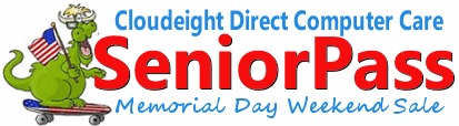 Cloudeight Direct Computer Care SeniorPass Memorial Day Sale