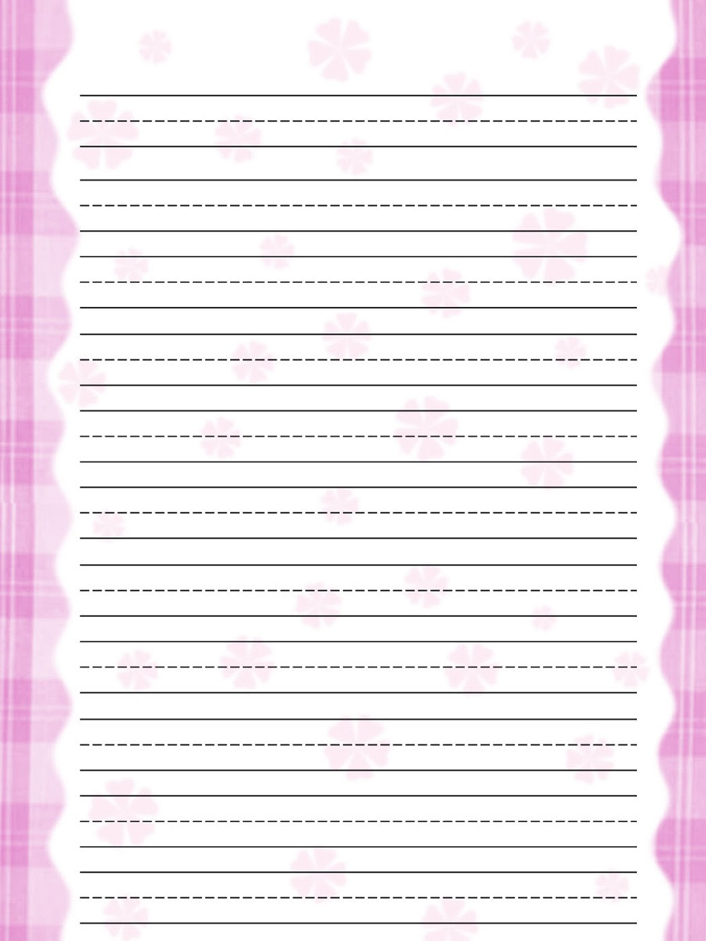 lined paper printable Learning Printable