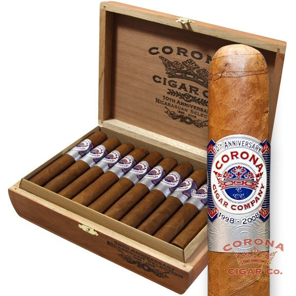 Image of Corona Nicaraguan 10th Anniversary Robusto Connecticut Cigars