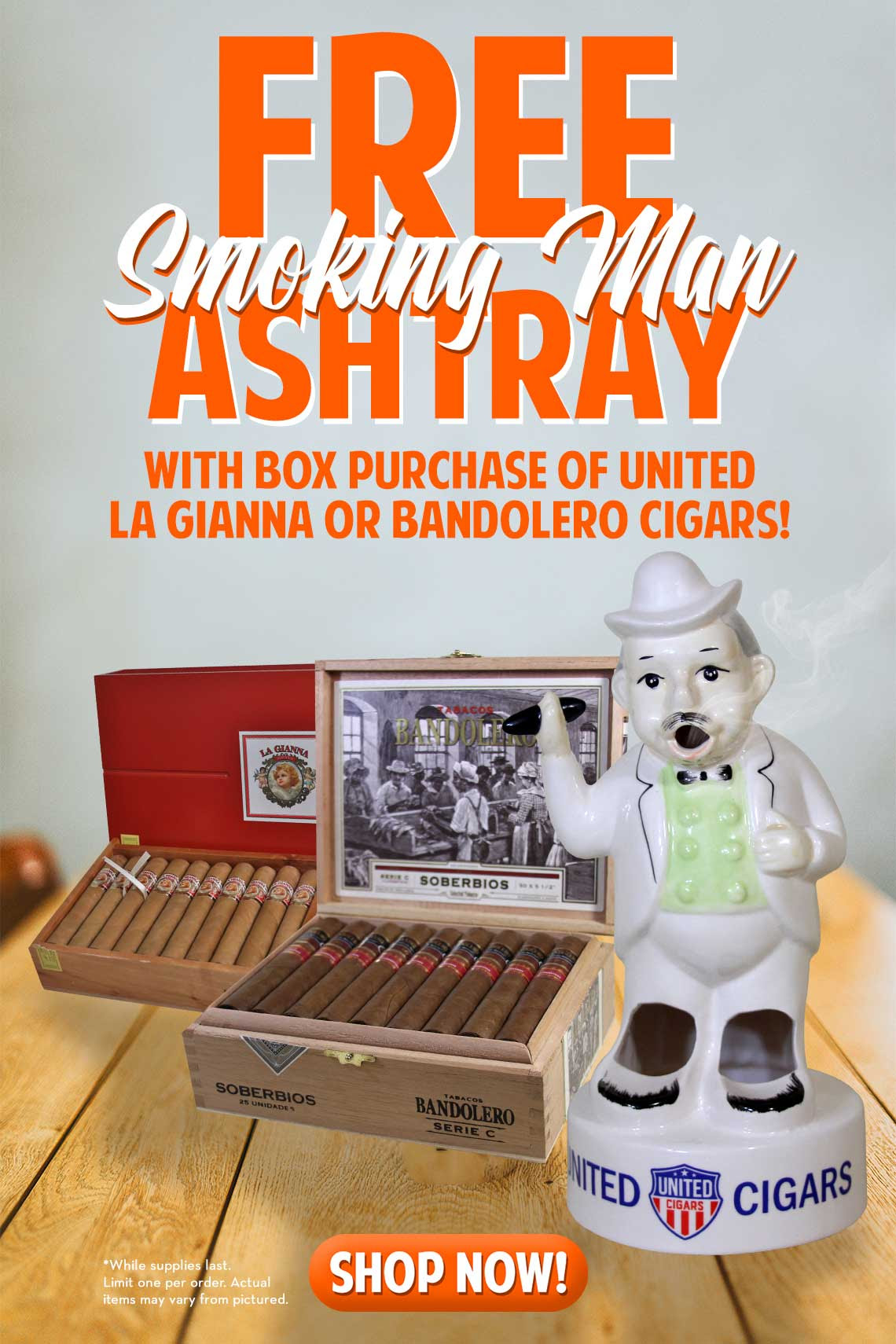 Free Smoking Man Ashtray