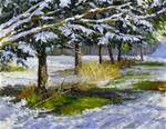 Farm to Canvas ~ Afternoon Snow  Sold - Posted on Monday, December 22, 2014 by Vincenza Harrity