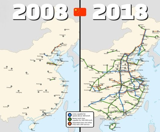 شبکه ریلی قطارهای سریع‌السیر در چین