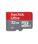 SanDisk Ultra microSDHC UHS-I Card, 32GB, CLASS 10+ SD Adaptor