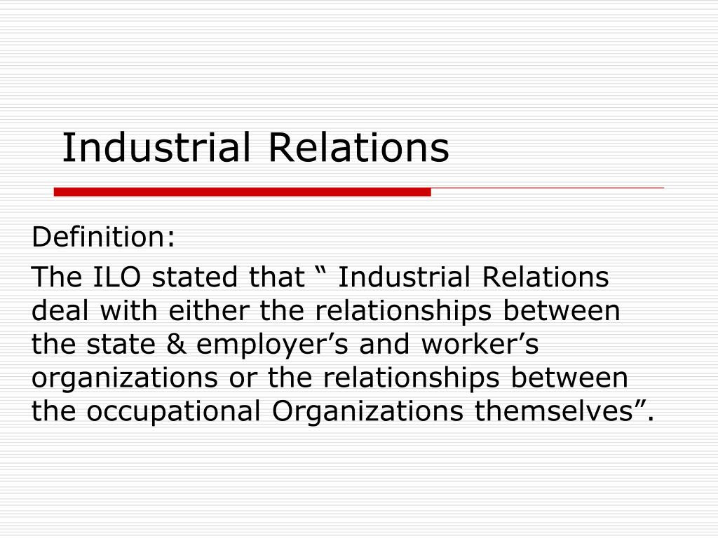 PPT Industrial Relations PowerPoint Presentation, free download ID