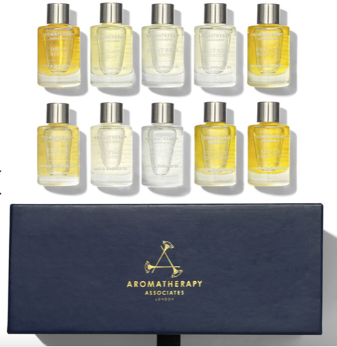 Ultimate Wellbeing Bath & Shower Oil Collection by Aromatherapy Associates, $99 @spacenk.com