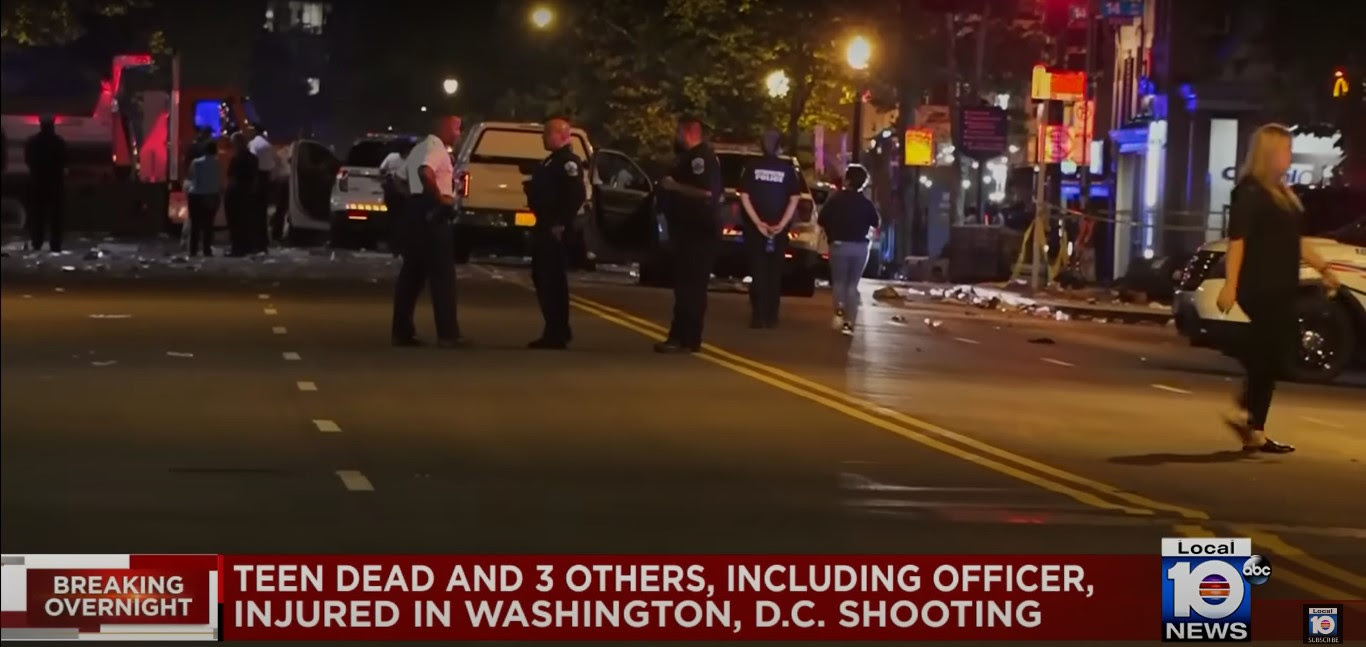 SHOOTING AT D.C. JUNETEENTH CELEBRATION LEAVES BOY DEAD, POLICE OFFICER INJURED