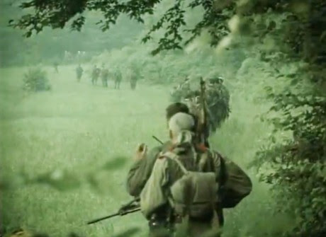 Operation Storm 5 August 1995 Croat soldiers circle Serb occupied area