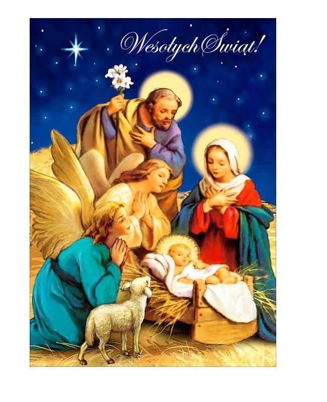 Kartka na Boże Narodzenie - Wesołych Świąt - K. B6-1429 - sklep Smart Deco