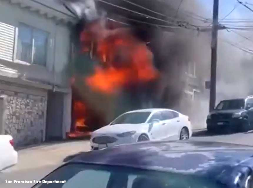 Seven injured in San Francisco fire